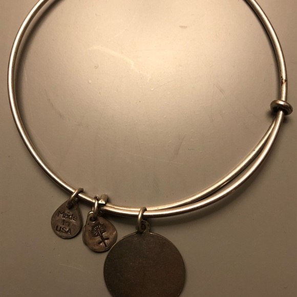 Alex and Ani silver letter “M” adjustable bangle. - Picture 2 of 2